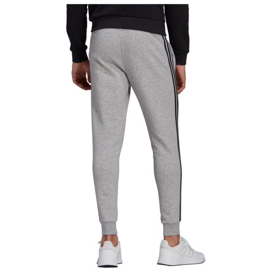 Adidas Ανδρικό παντελόνι φόρμας Essentials Fleece Fitted 3-Stripes Pants